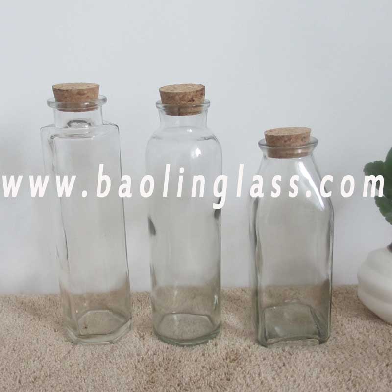 Milk glass packaging factory