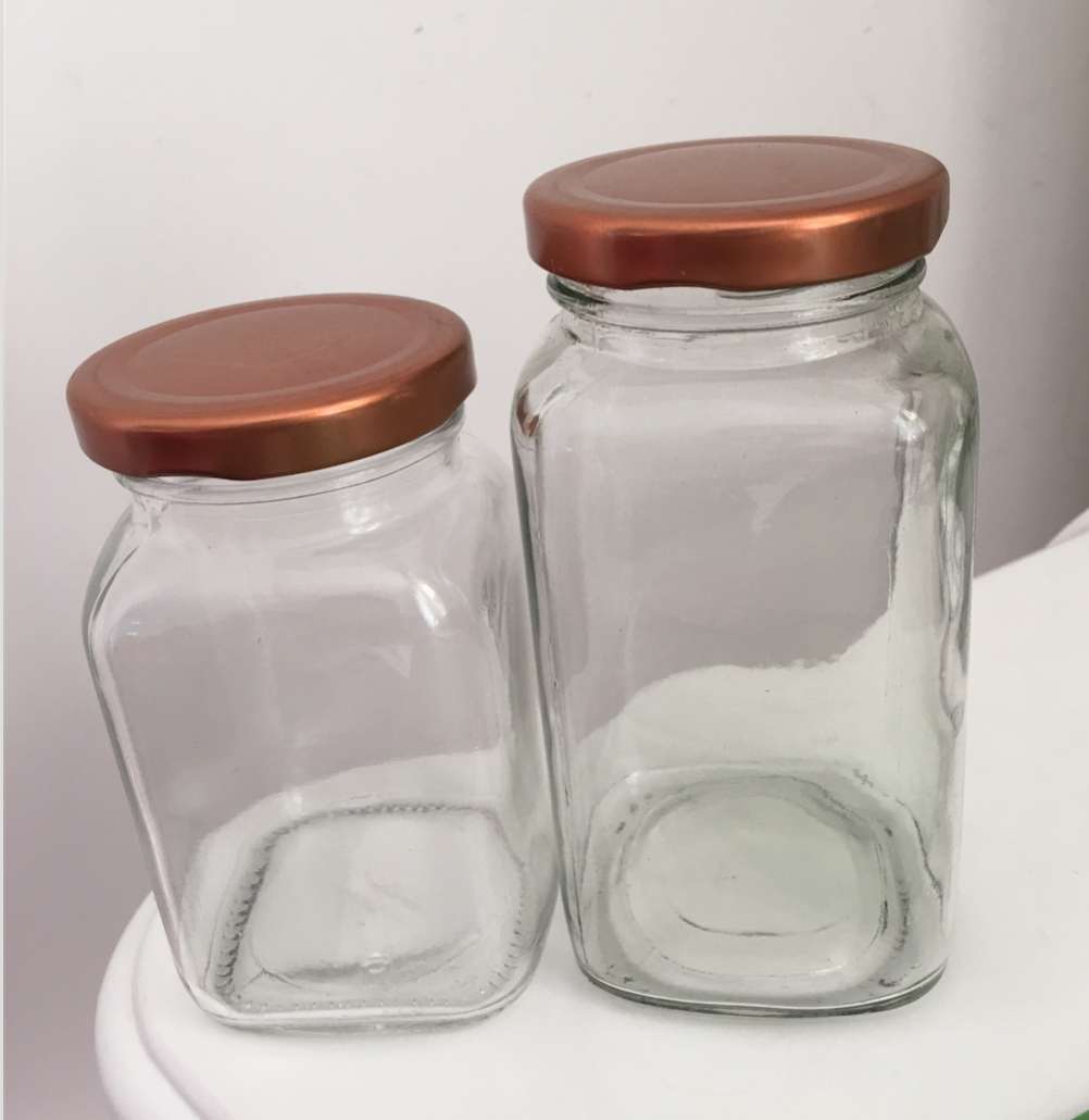 300ml square honey jars