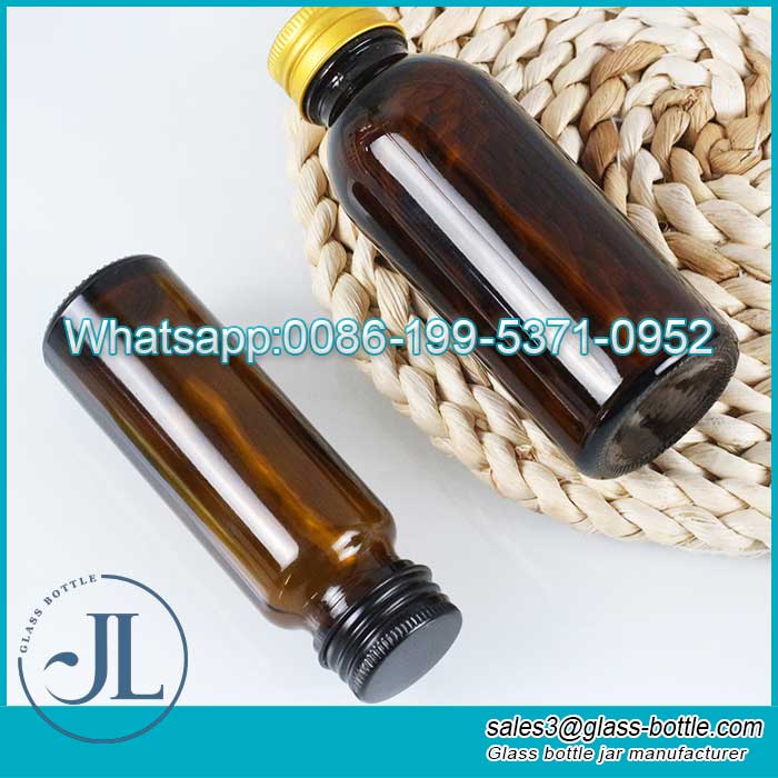 Amber glass pharmacy bottles wholesale