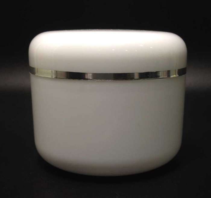 white 50g PP Cosmetic cream jar