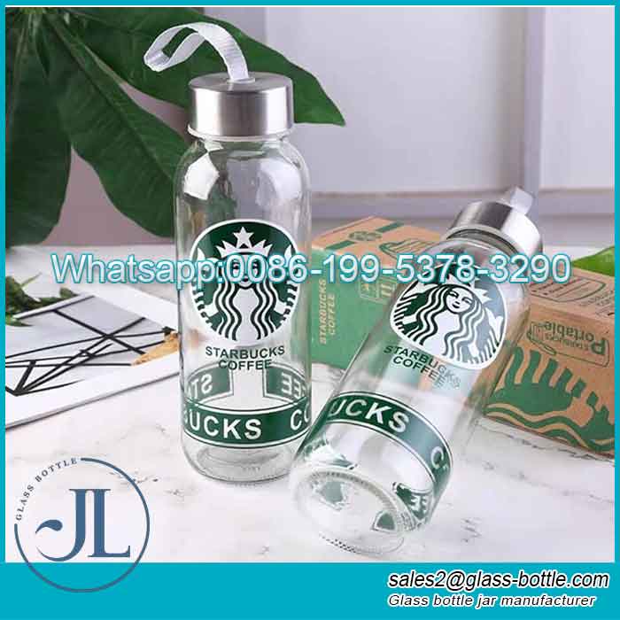 300ml Starbucks Glass Water Bottle in stock