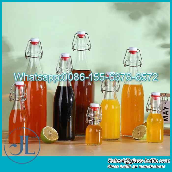 Various Swing Top Glass Beverage Bottles Wholesale