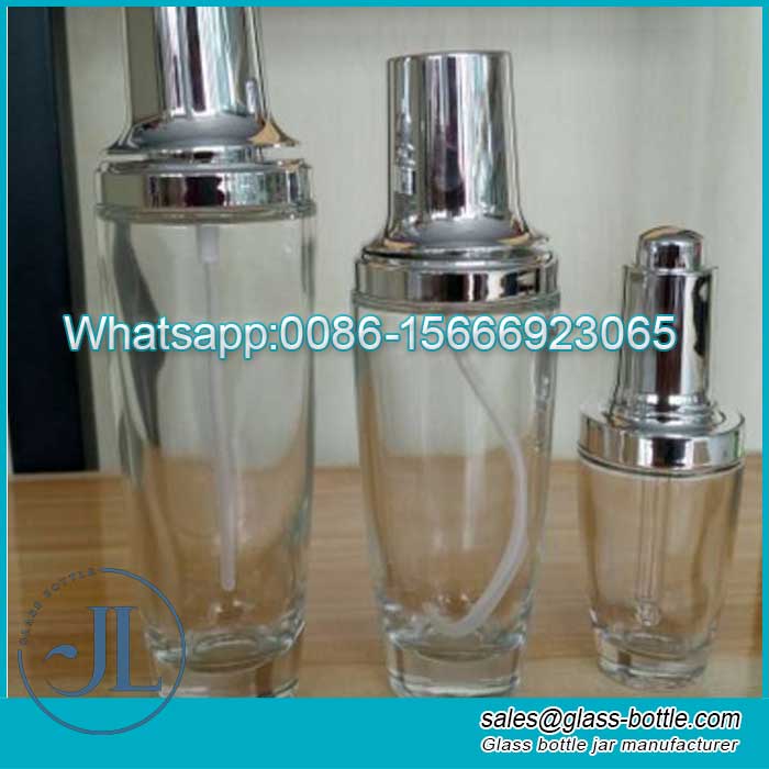 120ml clear spray glass face lotion LANCOM bottle supplier