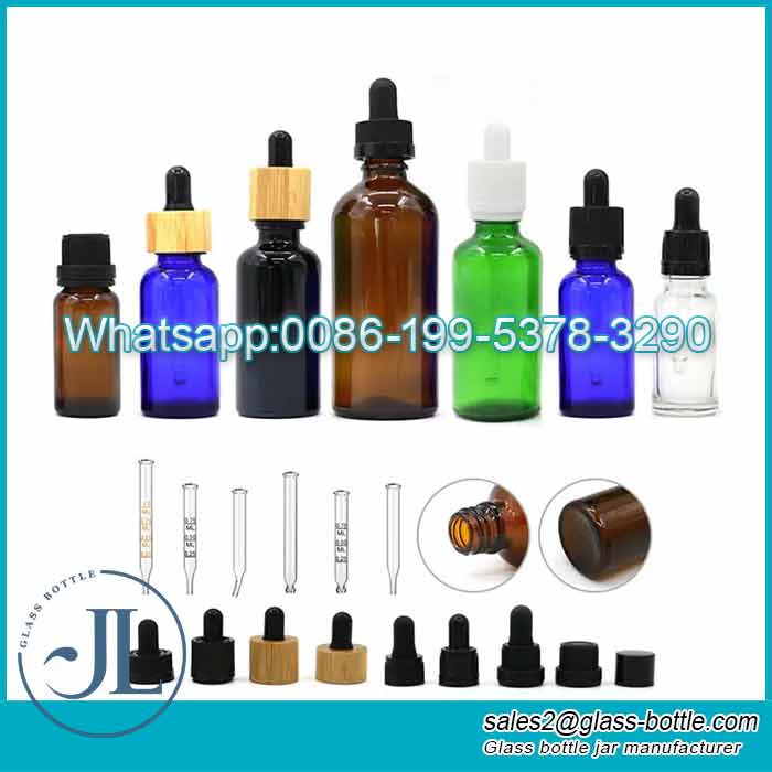 Wholesale 5ml-50ml Glass essential oil dropper bottle factory