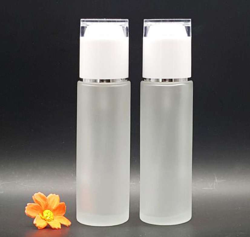 30ml wholesale frosting lotion pump glass cosmetic bottle