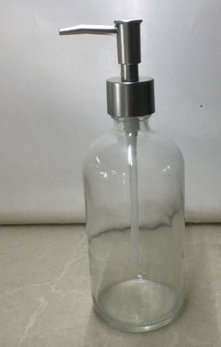 16oz glass mason jar soap dispenser