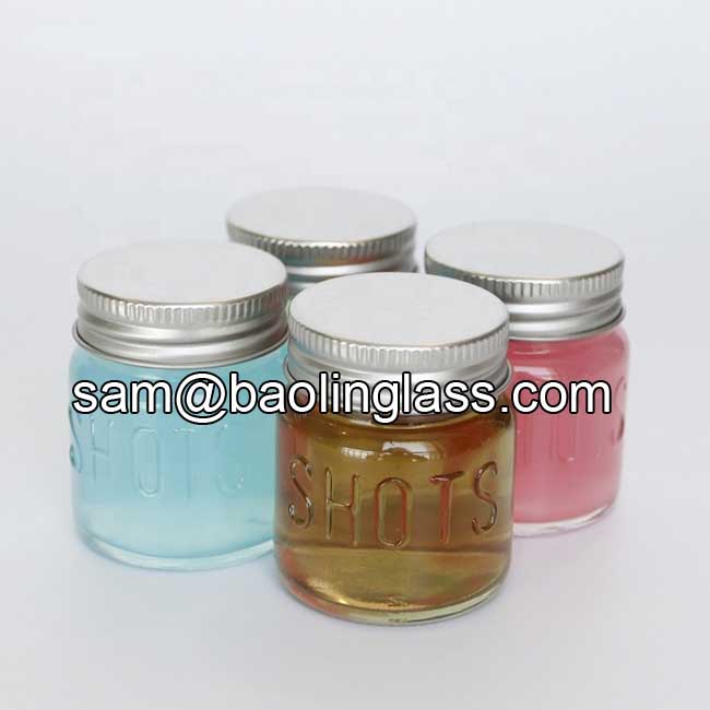 2oz mini shot glass mason jar