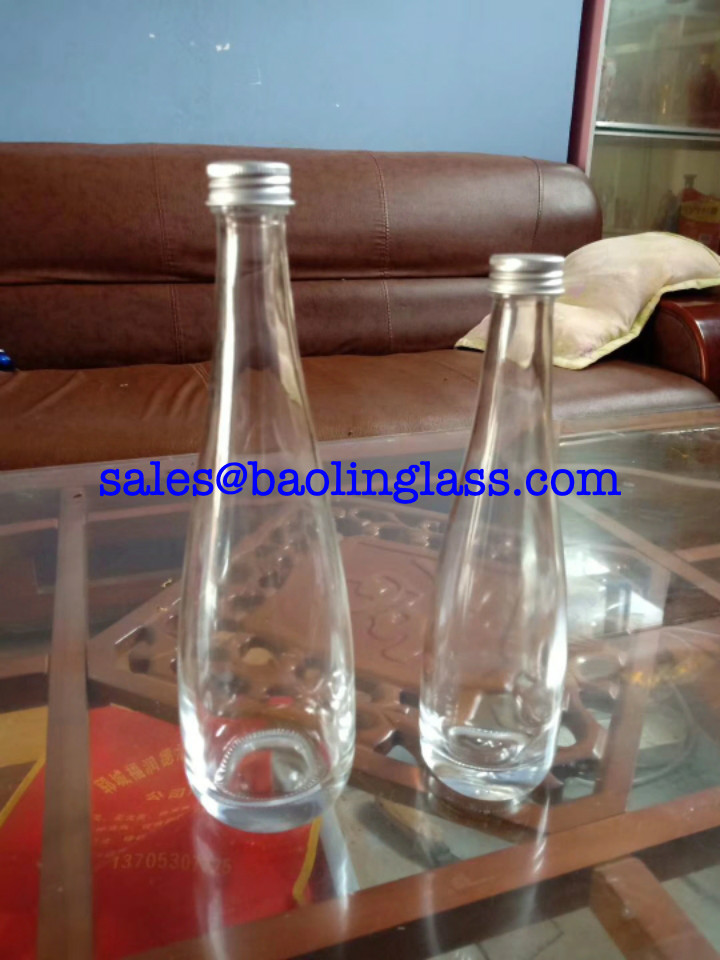 330ml 500ml mineral spring water glass bottle