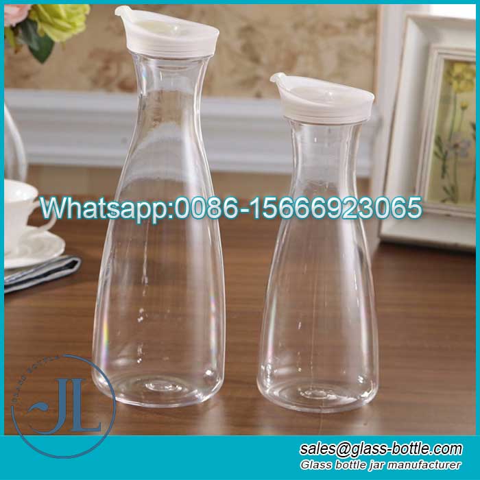 1000ml Beverage Milk Juice Glass Container with Lid