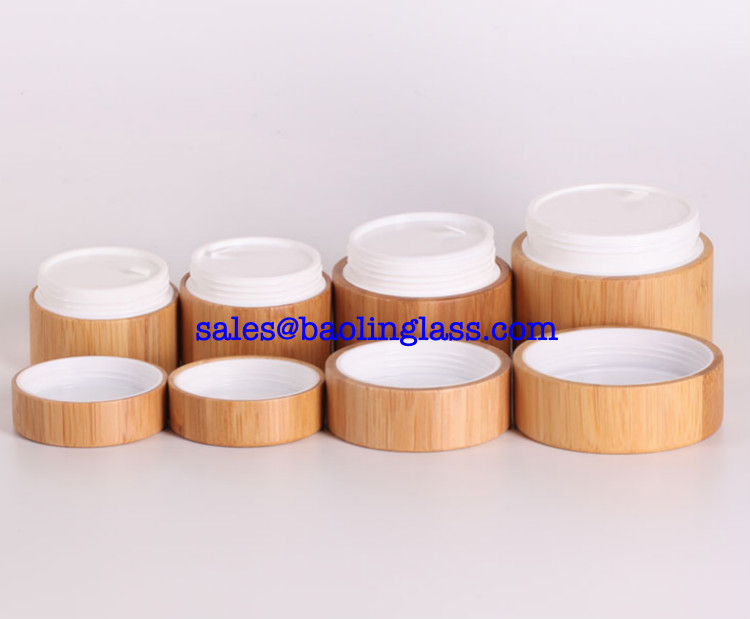 15ml 30ml 50ml 100ml bamboo pots