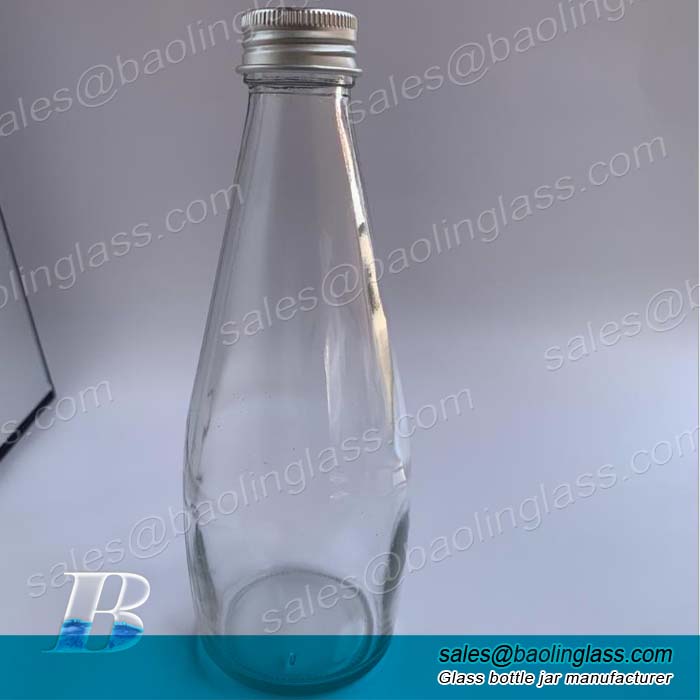 290ml coconut drink glass bottle with aluminum cap