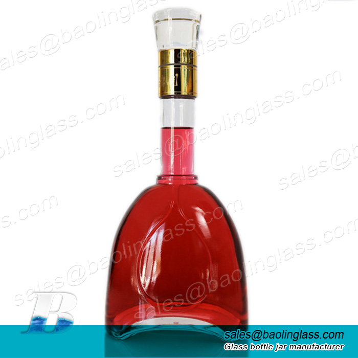 700ml High Quality Brandy/Whiskey/Vodka/XO/Wine Glass Bottle