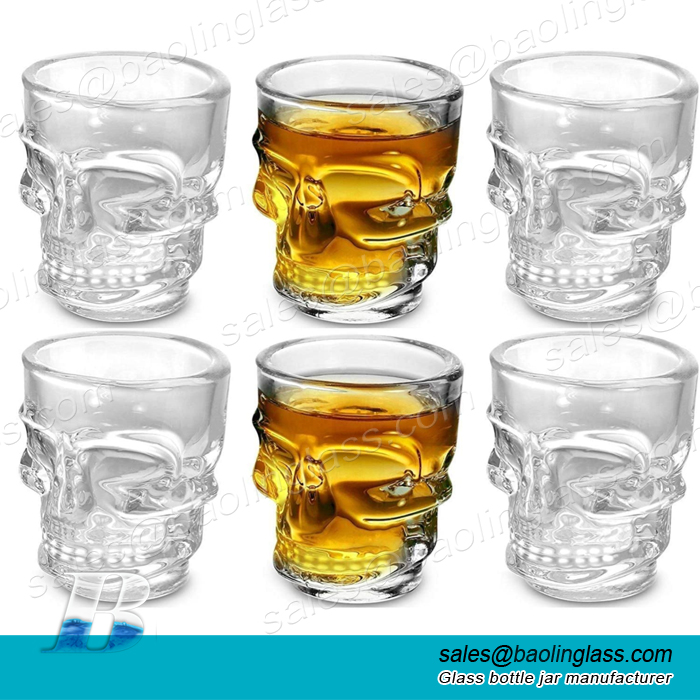 2 Oz Shot Glass Whiskey Shot Glass Wine Tasting Tequila clear glass shot glasses 60ml