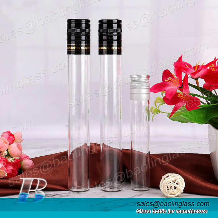 50ml 100ml cocktail glass tube testing glass bottle