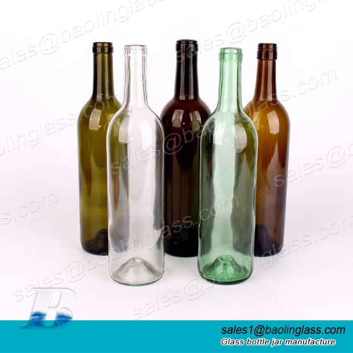 750ml Wine Bottle with Cork