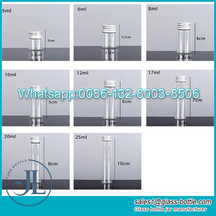 22mm Glass Tube Bottle