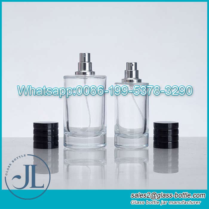 Factory Price Round Spray Glass Perfume Bottle 50ml Empty Perfume Bottle for Cosmetic Packaging (BL45)