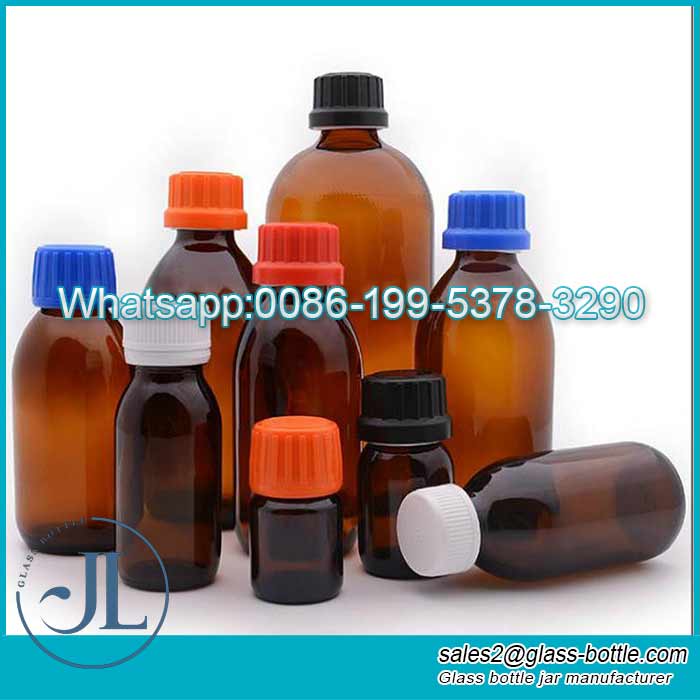 Wholesale amber color light-proof syrup oral liquid reagent sub-bottle