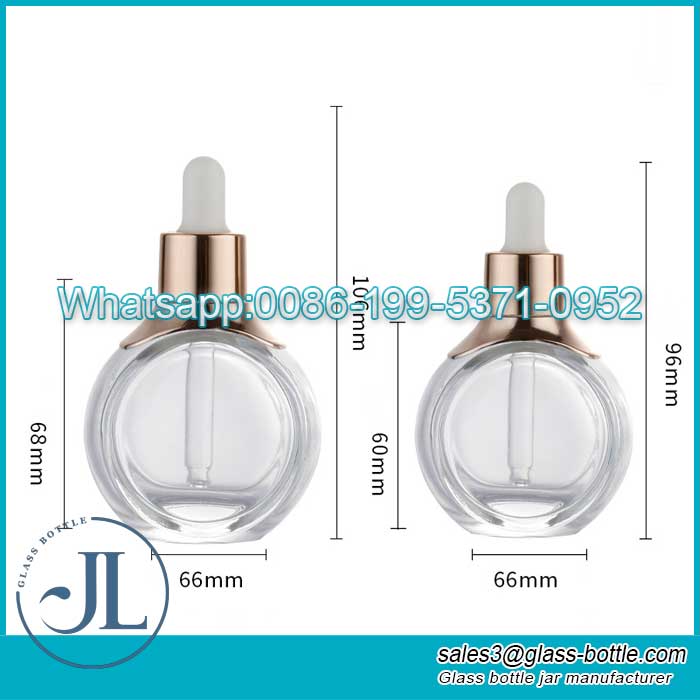 Luxury cosmetic dropper bottles supplier