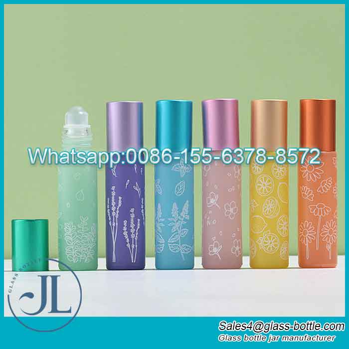 10ml Portable Roll on Perfume Bottles with Stainless Steel Balls Wholesale