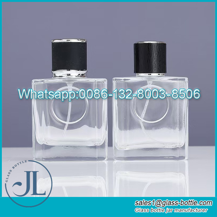 50ml/1.69 Oz Empty Clear Glass Perfume Spray Bottles