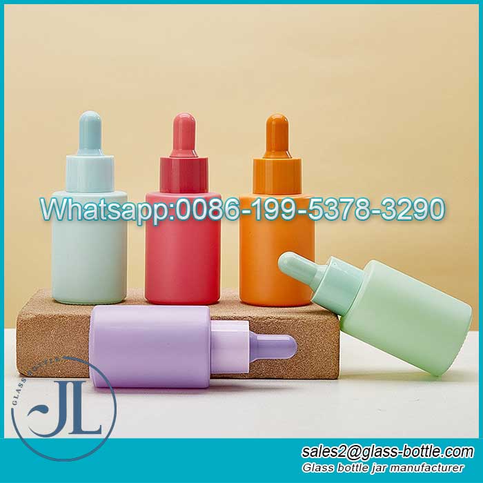 Wholesale 30ml glass essence oil dropper bottle