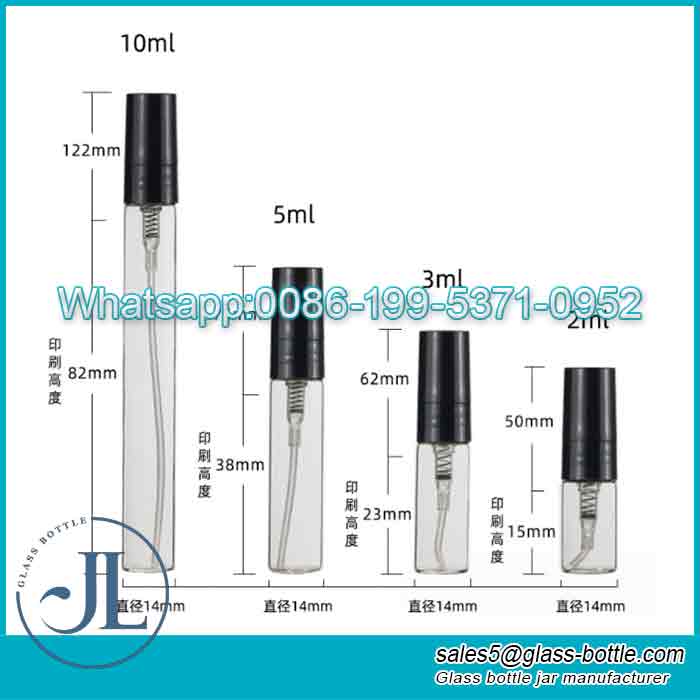 Empty Perfume bottle 2ml-10ml Tall long tube