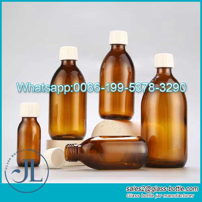 Wholesale 125ml 200ml 250ml Amber Pharmaceutical Amber Bottle for Oral Liquid