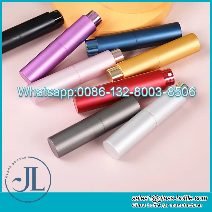 8ml 10ml aluminum perfume atomizer bottle