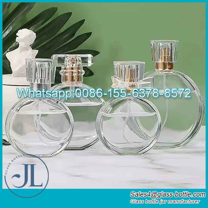 Wholesale 50ml Round Glass Perfume Bottle Manufacturer