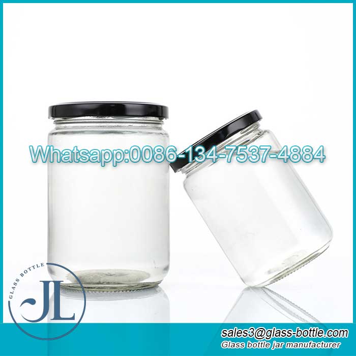 Glass Honey Screw Jar with Aluminum Cap