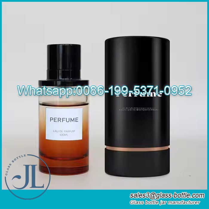 Custom Cylinder Perfume Bottle with Round Packaging Gift Boxes supplier