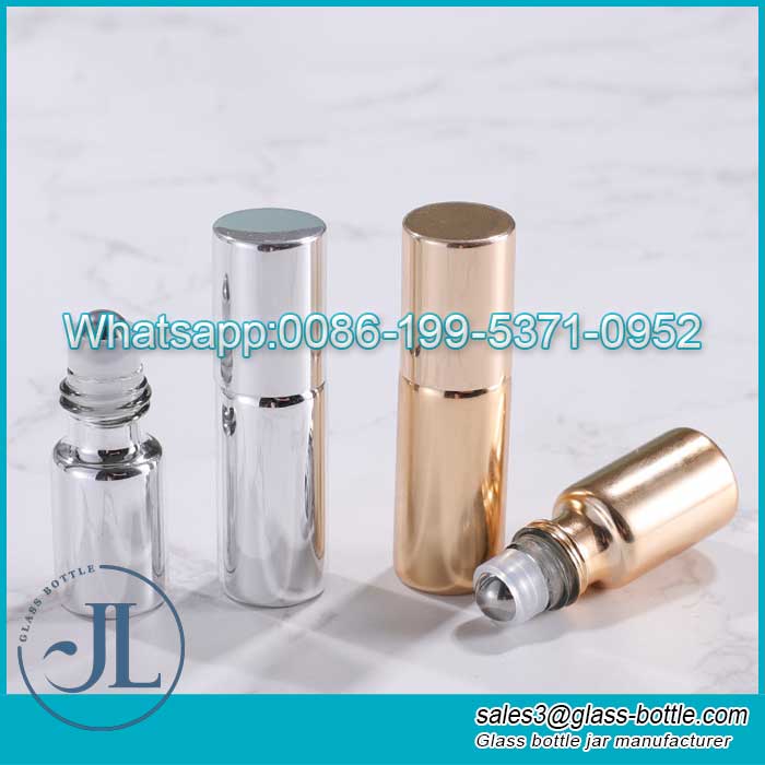 UV Electroplating Gold and Silver Perfume Essential Oil Bottle wholesale