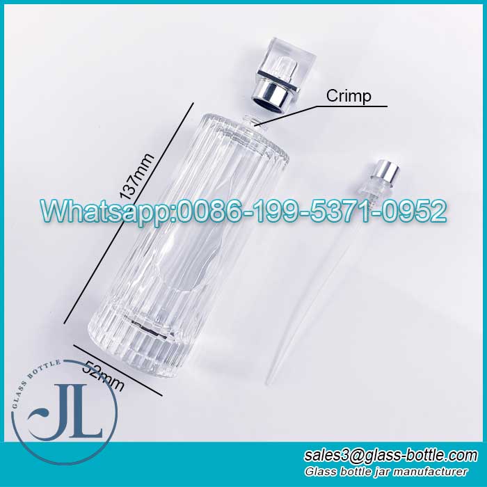 150ml large glass perfume bottle wholesale