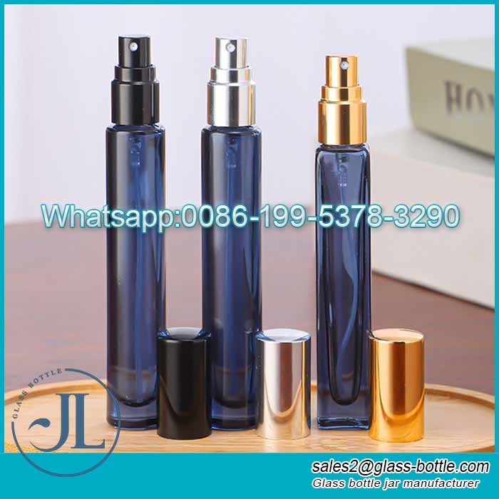 Wholesale 10ml rectangle glass spray perfume bottle