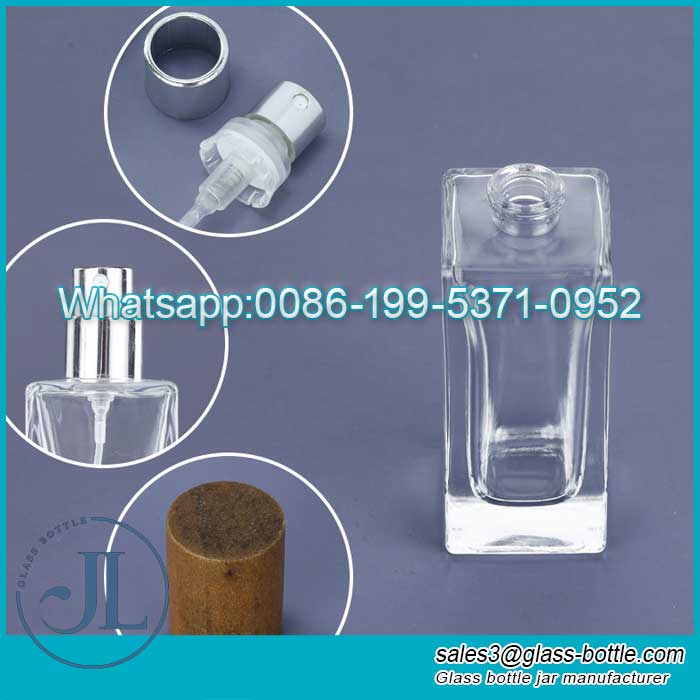 Wholesale decorative empty perfume glass bottle supplier